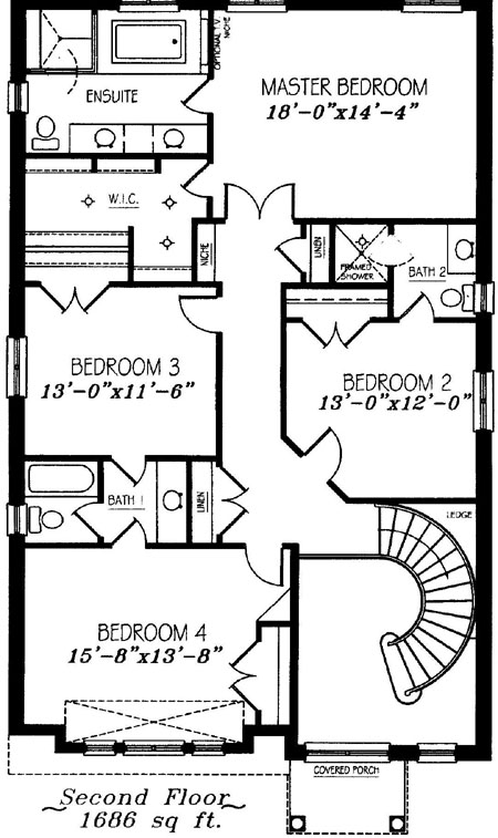 The pebblebeach - Upper Floor - Floorplan